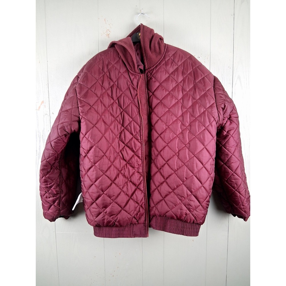 Vintage Nike Virginia Tech Puffer Jacket Mens L Maroon Team Issue Collage Y2K - Picture 8 of 11